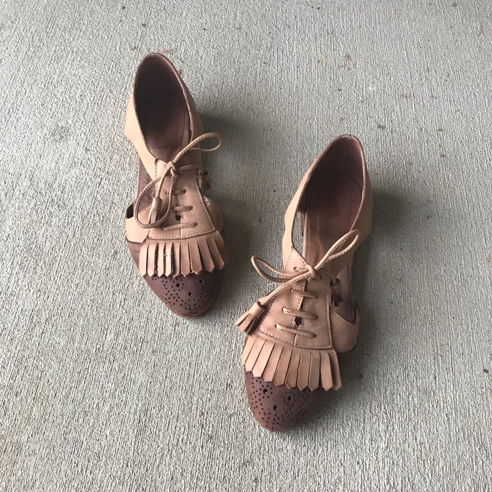 JEFFREY CAMPBELL IBIZA Leather Oxford Sandals